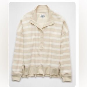 🎉NEW AE Big Hug Henley Sweatshirt- XS